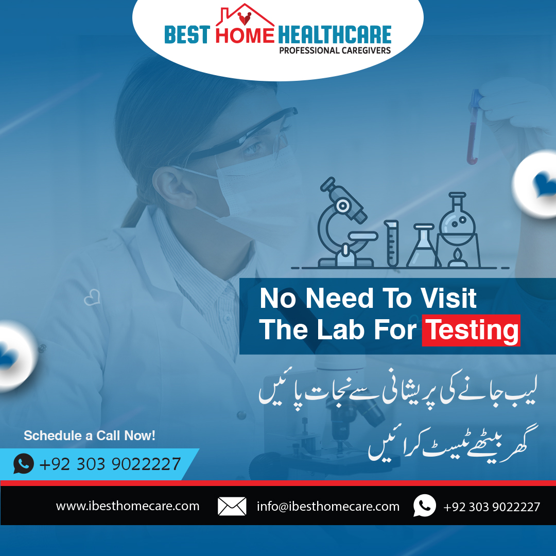 Experience hassle-free healthcare with our Lab Testing at Your Home service in Lahore. Your well-being, our priority – bringing diagnostics to your doorstep for a healthier, more convenient life.